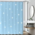 thumbnail image 6 of Anckoeil Bathroom Shower Curtain Proof Printed Shower Curtain Bathroom Curtain Toilet Partition Curtain No Need To Punch Holes To Provide Hook, 6 of 8