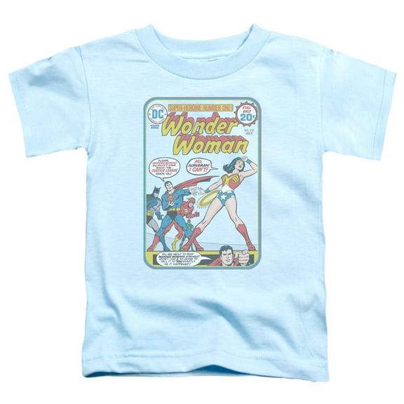 Justice League Of America Boys' Ww #212 Cover Childrens T-shirt Blue