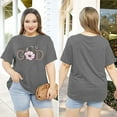thumbnail image 3 of XCHQRTI Christian Shirts for Women Plus Size Tshirts Cross Faith Shirt Short Sleeve Oversized Graphic Tee, 3 of 11