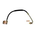 thumbnail image 4 of KarParts360 For Ford F-550 Super Duty 1999 00 01 02 2003 Brake Hydraulic Hose | Stamped Steel Bracket | Black | Banjo End 1 Fitting Type | Female End 2 Fitting Type | With Gaskets | For F81Z2268-DA, 4 of 5