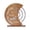 A001- A (Moon Style), variant on Desk Perpetual Calendar, Wood Moon Shape Manual Rotating, 1 Piece Creative Decorative Tabletop Calendar, for Home Office Living Room Desk Decor Daily Date Planning