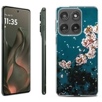 For Motorola Moto Edge 5G 2025 Protective Shockproof Phone Case, by OneToughShield - Night Blossom