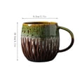thumbnail image 3 of AUNVITO Ceramic 600ml Large Capacity Breakfast Cup, Rustic Style Coffee Mug, High-Quality Morning Beverage Holder, 3 of 5