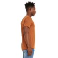thumbnail image 2 of Heather Red Unisex Sueded T-Shirt - Sustainable Comfort & Style, 2 of 3