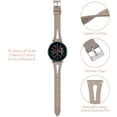 thumbnail image 2 of TOYOUTHS Leather Bands Compatible with Samsung Galaxy Watch 42mm/Galaxy Active 2 40mm 44mm/Galaxy Watch 3 41mm Strap Women 20mm Wristband, 2 of 6