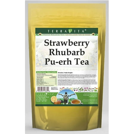 Strawberry Rhubarb Pu-erh Tea (25 tea bags, ZIN: