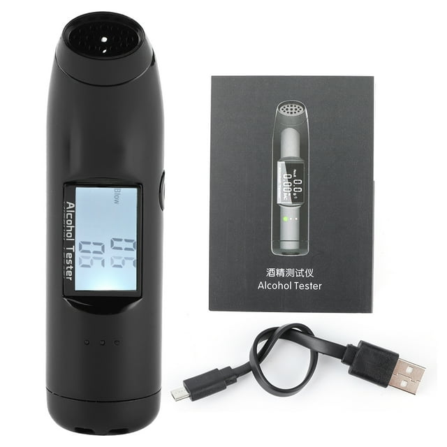 Probador de alcohol digital para vino con pantalla LCD, analizador de conducción en estado de ebriedad, detector de alcoholemia para coche