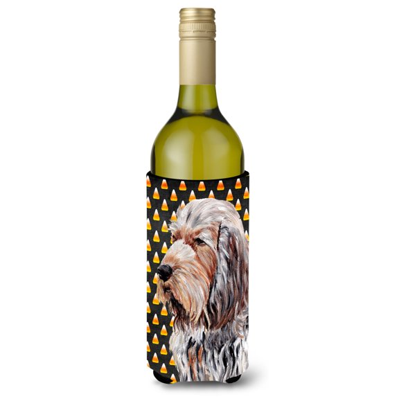 Otterhound Candy Corn Halloween Wine Bottle Hugger