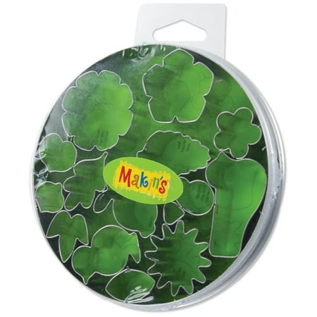 Makin's Clay Cutters 15/Pkg-Flowers & Leaves