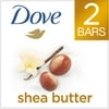 Dove Shea Butter Beauty Bar, 3.75 oz, 2 Bar