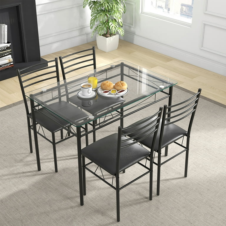 Walmart glass top dining table new arrivals