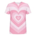 thumbnail image 4 of Vetsdori Womens Short Sleeve Tops Graphic Summer Blouses Valentine's Day Casual Cute,Pullover T-Shirts for Junior Fashion, 4 of 5