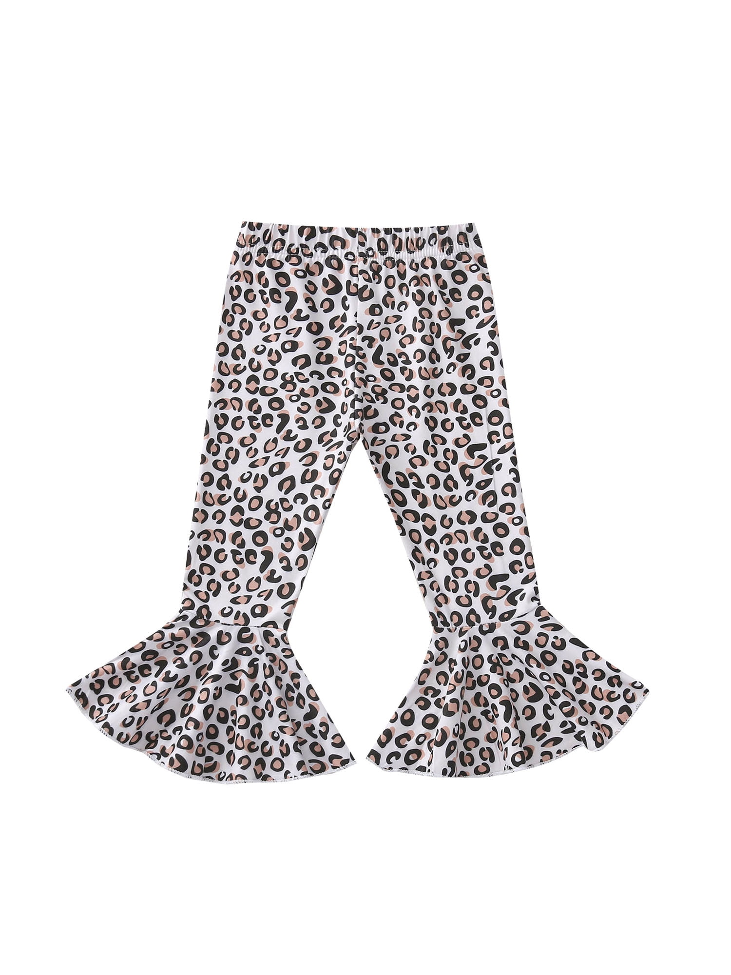 Canrulo Infant Toddler Baby Girl Pants Bell Bottoms Long Leopard Flared ...