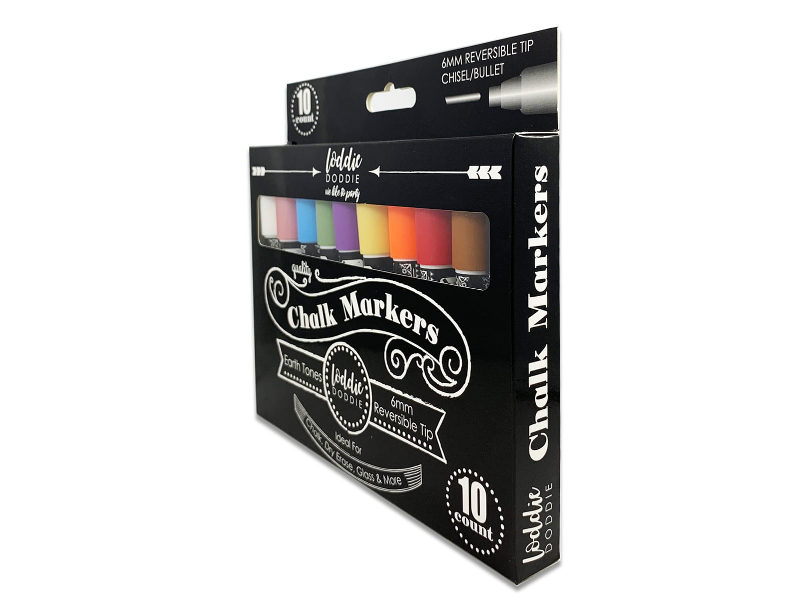10ct Fine Point Chalk Markers - Earth Tones – LoddieDoddie