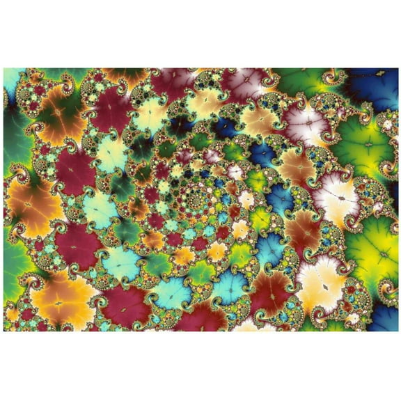 Backlund "Fractal Cells" Glossy Poster