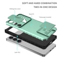 thumbnail image 2 of Decase for Samsung Galaxy S25 Ultra Case with Slide Cover, Silicone TPU Bumper Tough PC Cover with Kickstand, Military Shockproof Protective Phone Case for Samsung S25 Ultra,Lightblue, 2 of 10