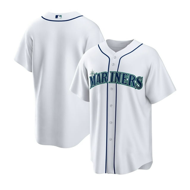 Maillot de Baseball Mariners Seattle Mariners 24 Griffey Jr. 44 Rodriguez MLB Blanc Vierge-Hu