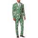 thumbnail image 1 of OppoSuits Traje formal de dos botones Santaboss para hombre, verde, 48 / W x L OppoSuits dos botones, 1 of 1