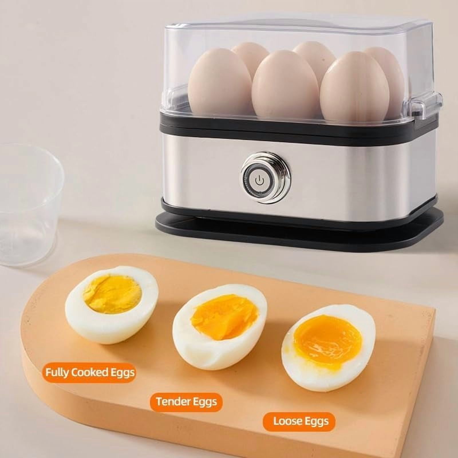 Sunny Side Up Egg Maker, 2025 New Sunny Side Master Egg Cooker 6 Egg Capacity, Soft, Medium, Hard Boiled, Poacher, Stainless Steel Electric Rapid Eggs Cooker With Auto Shut-Off, BPA Free (1 PCS)