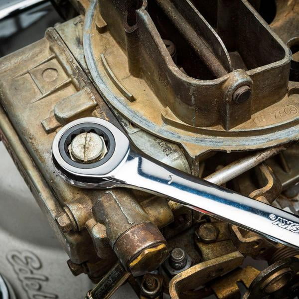 Ratcheting SAE/MM Combination Wrench Set (20-Piece)