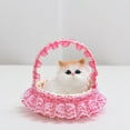 thumbnail image 2 of Toy Funny Cat In Lace Hanging Doll Mini Meowing Kitty Sleeping Toy For Kids And Girls, 2 of 9