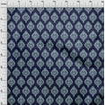 thumbnail image 4 of oneOone Georgette Viscose Dark Blue Fabric Block Sewing Material Print Fabric By The Yard 42 Inch Wide-04, 4 of 6