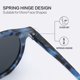 thumbnail image 5 of Gafas de Sol ZENOTTIC Polarizadas Redondas Retro Clásicas UV400, 5 of 8