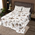 thumbnail image 2 of Erosebridal Cowboy Coverlet Set Queen, Rustic Farmhouse Bedding Set, Southwestern Decor, 3 Pieces, 2 of 5