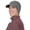 Heather Grey, variant on Men's Fleece Ball Cap with Drop Down Ear Warmer | The Trailblazer Adventure Hat - black