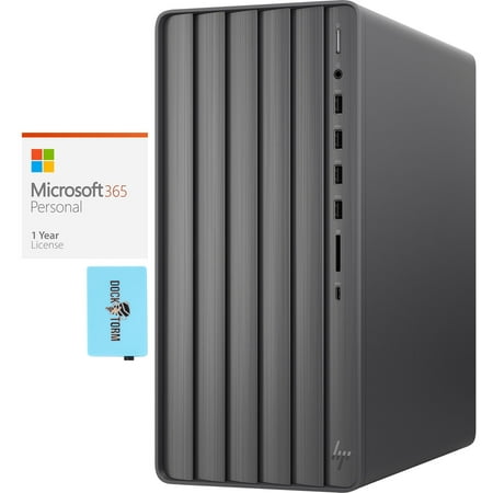 HP ENVY TE01-2275xt Gaming & Entertainment Desktop (Intel i7-11700 8-Core, GeForce RTX 3060, 16GB RAM, 512GB PCIe SSD + 2TB HDD (3.5), Wifi, USB 3.2, Win 11 Home) with Microsoft 365 Personal , Hub