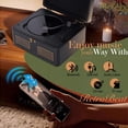 thumbnail image 2 of Caja de música RetroBeat Time Vintage CD y tocadiscos negra, 2 of 7