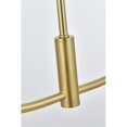 thumbnail image 6 of Living District Nyomi 24" 2-Light Metal/Glass Chandelier in Brass/White, 6 of 7