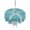 Blue, variant on Outdoor Tablecloth with Umbrella Hole Zipper Turquoise Starfish Coastal Round Tablecloth 60" Waterproof Outside Table Cloth Nautical Seaside Farmhouse Striped Patio Table Cover Tablecloths for Picnic
