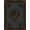 Black Gold, Pattern 6, variant on ODIKA 8'x10' Washable Area Rug Non-Slip Chair-Friendly Mat Snake Coiled Serpent Academia Scroll Border Goth Gothic Vintage Refined for Dining Room, Large Office, Lounge