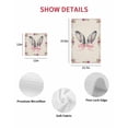 thumbnail image 7 of Watercolor Easter Kitchen Dish Towels for Drying Dishes Set of 4, Cute Rabbits Ears Flowers Bow Spring Beige Waffle Weave Microfiber Hand Tea Bathroom Towels Quick Dry & Absorbent Towel 15.7x23.6, 7 of 7