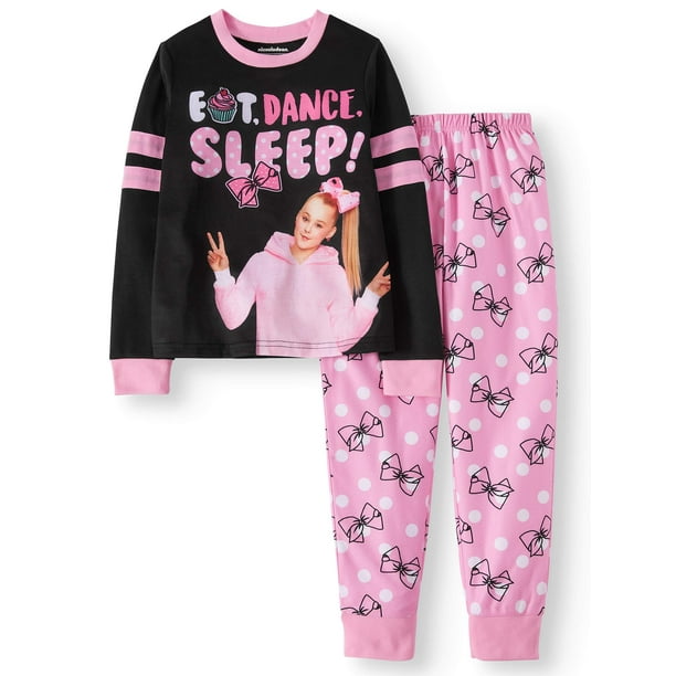 JoJo Siwa - Jojo Siwa Girl's 2 Piece Pajama Sleep Set (Big Girls ...