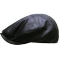 thumbnail image 3 of PU Leather Ivy Hat Golf Driving Ascot Winter Flat Cabbie Newsboy Debonair, 3 of 8