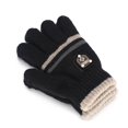 thumbnail image 3 of Guantes de invierno para niños con forro interior de doble capa, resistentes al frío y al calor, guantes de punto necesarios para viajar y jugar, 3 of 5