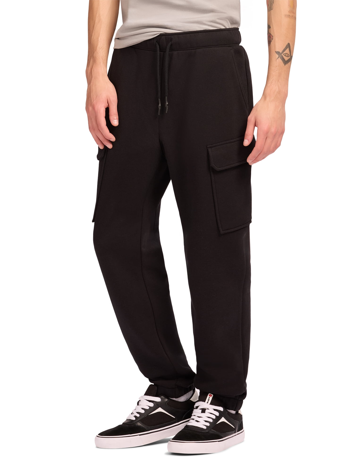 Airwalk Men's & Big Men's Fleece Cargo Pant, Sizes XS-3XL
