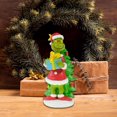 thumbnail image 2 of Figurine Grinch 6 pouces, verte, résine, par Ruz, 2 of 4