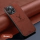 thumbnail image 3 of Funda de cuero suave con cabeza de ciervo para iPhone, carcasa trasera transpirable con disipación de calor para iPhone 15, 14, 13, 12 Mini, 11 Pro, XS Max, X, XR, 6, 6S, 7, 8 Plus, 3 of 5