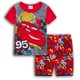 thumbnail image 1 of Conjuntos de pijamas de algodón para niños y niñas, ropa de dormir con dibujos animados de coches, traje de Rayo Mcqueen, Verano, 1 of 4