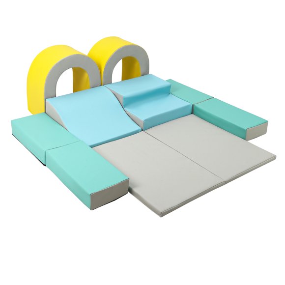 Bloques de Espuma para Niños – Escalada Interior – Pista de Escalada para Edad 1-3 – Tapete de Actividades Seguro