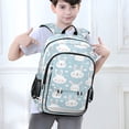 thumbnail image 5 of ALAZA Cute Rabbit Cloud Laptop Backpack Purse Travel Bag Casual School Bookbag Rucksack for Women Men, 5 of 6