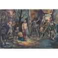 thumbnail image 3 of Anonymous 14x11 Black Modern Framed Museum Art Print Titled - 'Prophet'. Symbolic Scene. (1941), 3 of 5