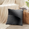 thumbnail image 4 of LALILO Throw Pillow Covers Lines Geometric Modern Contemporary Art Cushion Cover 18" x 18", 2 Pack, 4 of 6