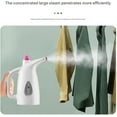 thumbnail image 6 of OFEFE 800W Handheld Garment Steamer - Powerful Wrinkle Remover with 200mL Large Water Tank, All-Aluminum Heater & Detachable Brush Head - Compact Travel Steamer for Clothes, Suits, Dresses, 6 of 9