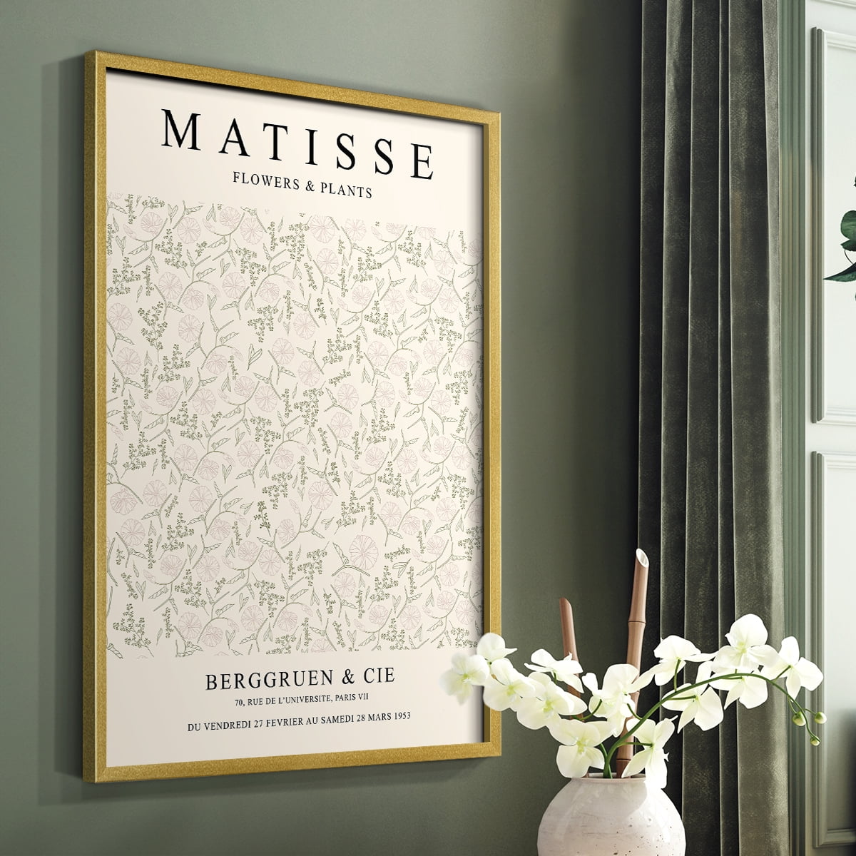 Matisse CCVI in Solid Wood 22 x 28 Framed Print