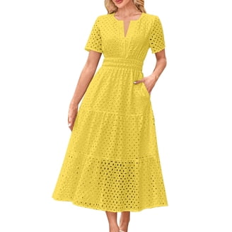 CUPSHE Women's Floral Mini Dress - V-Neck Surplice, Long Peasant Sleeves, Elastic Waist, A-Line Summer Dress