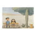 thumbnail image 3 of Minimalist Kids Sitting Placemats Set of 6 Coffee Mats, Non Slip Backing 18x12 Inch for Home and Restaurants, 3 of 9